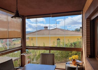 Cortina de Cristal sin Perfiles