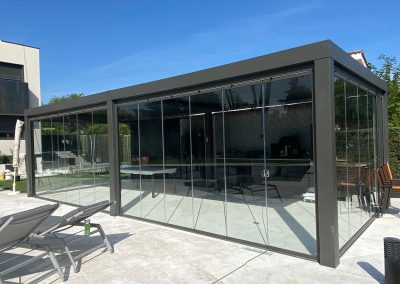 Cortina de Cristal sin Perfiles