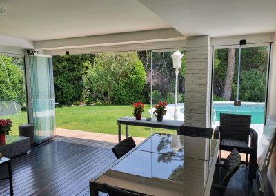 Cortina de Cristal sin Perfiles