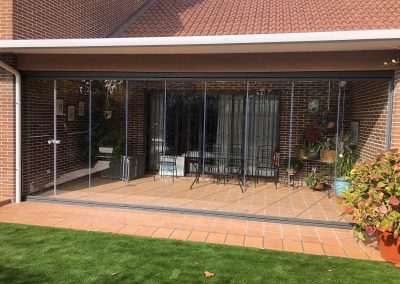 Cortina de Cristal sin Perfiles